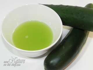 Fresh cucumber juice