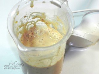 Blend of yogurt and fruit